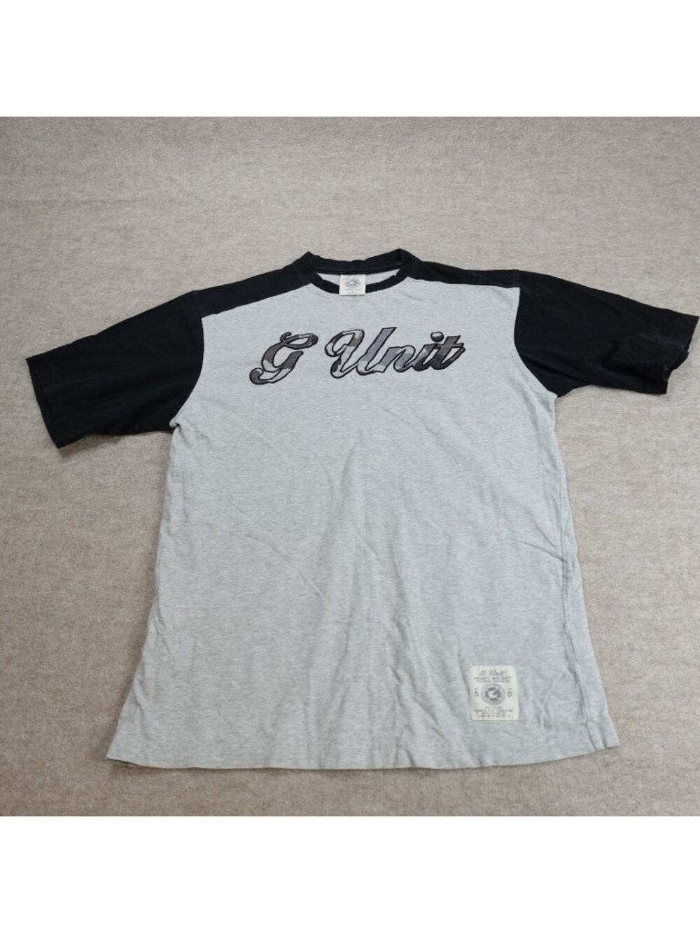 G-Unit Shirt Large Gray Spellout Vintage Y2K